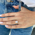 2ct Oval Engagement Ring